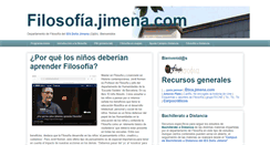 Desktop Screenshot of filosofia.jimena.com